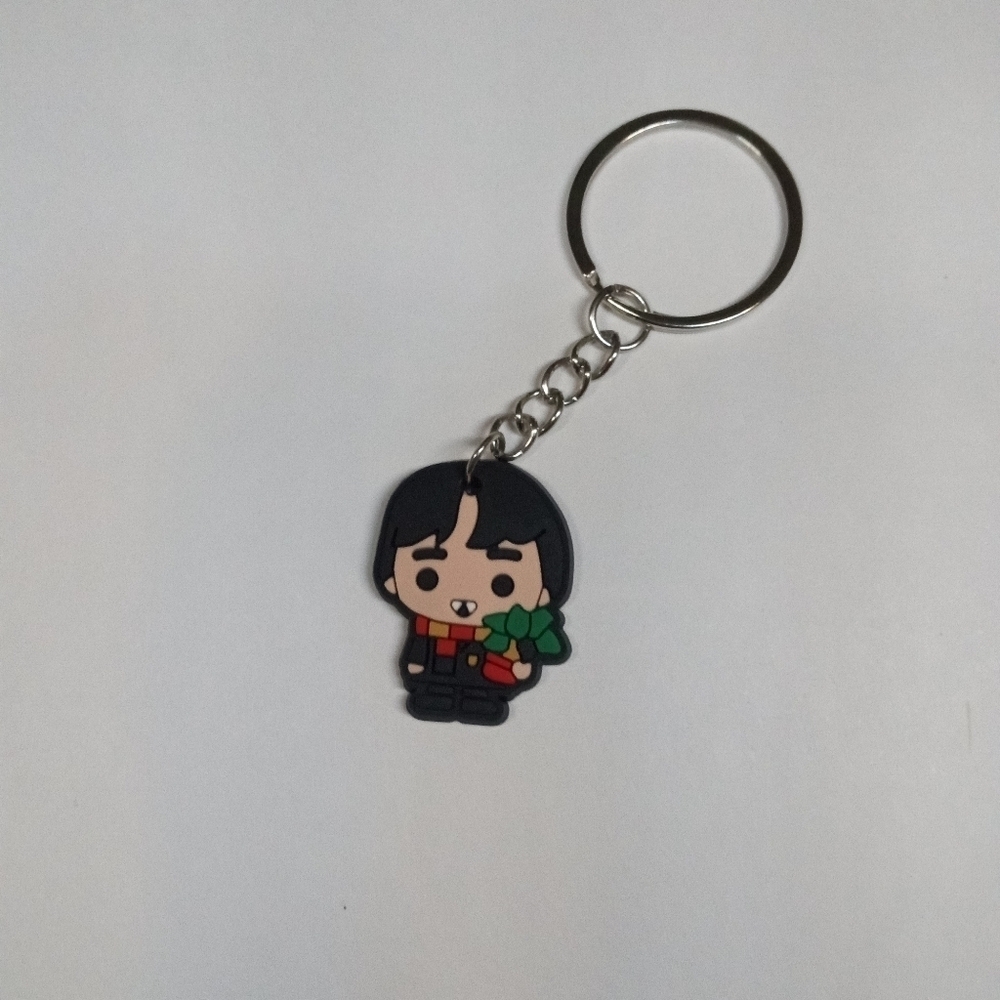 🆓 Free W/Purchase Harry Potter Neville Longbottom Chibi Style Keychain NWT